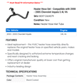 thumbnail image 2 of Heater Hose Set - Compatible with 2000 - 2005 Chevy Impala 3.4L V6 2001 2002 2003 2004, 2 of 2