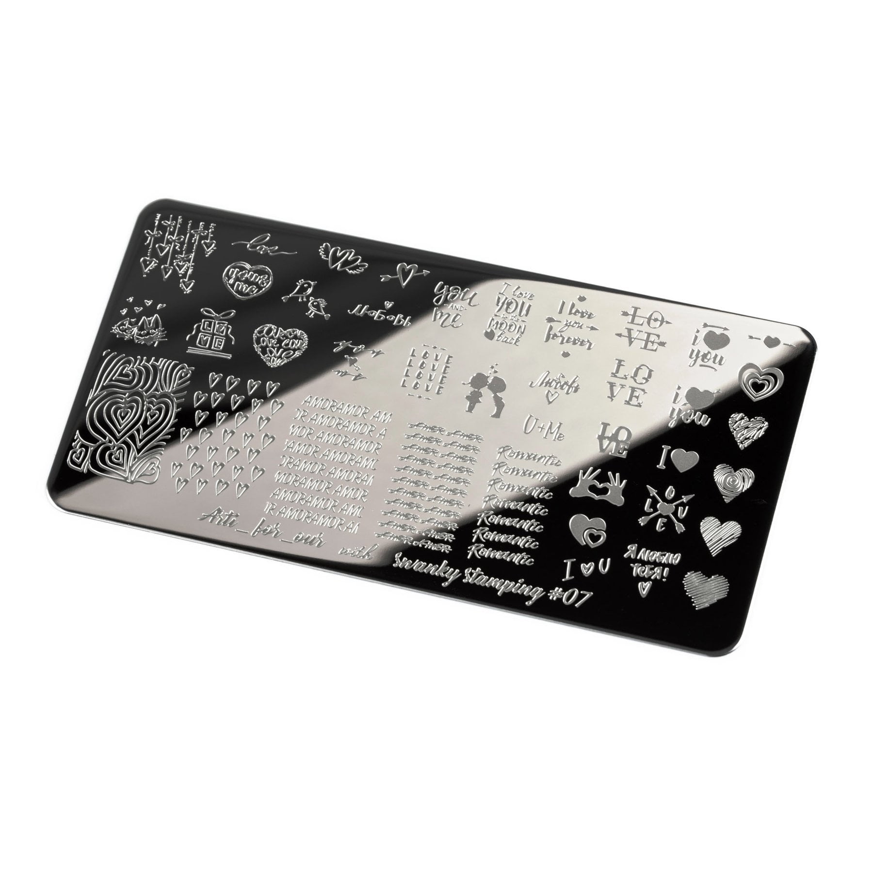 Maniology Rockabilly (m228) Stainless Steel Nail Stamping Plate for Women 