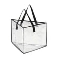 thumbnail image 2 of Coat Hanger Storage Triangle Hanger Storage Foldable Large Capacity Organizer Linen Proof With Handles For Closet Balcony Bathroom Home Textile Storage, 2 of 6