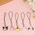 thumbnail image 2 of Sanrio Kuromi-cordón My Melody Cinnamoroll, funda para teléfono IPhone, mochila, muñecas, colgante, juguete, regalos para niñas, 2 of 4