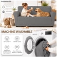 thumbnail image 6 of JIATER 1-Piece Sofa Cover Stretch Couch Cover Washable Sofa Slipcover Furniture Protector for Loveseat Sofa,Light Gray, 6 of 7