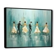 thumbnail image 2 of Designart "Dancing To The Rhythms Of The Rain I" Dance Floater Framed Canvas Prints, 2 of 5