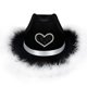 thumbnail image 2 of Sombrero de copa estilo vaquero para hombre: accesorio vintage para cosplay y fiestas western, para todas las estaciones, 2 of 3