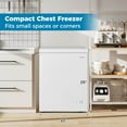 thumbnail image 4 of Costway 5 Cu.Ft Compact Chest Freezer with 7-Gear Adjustable Temperature for Home,, 4 of 10