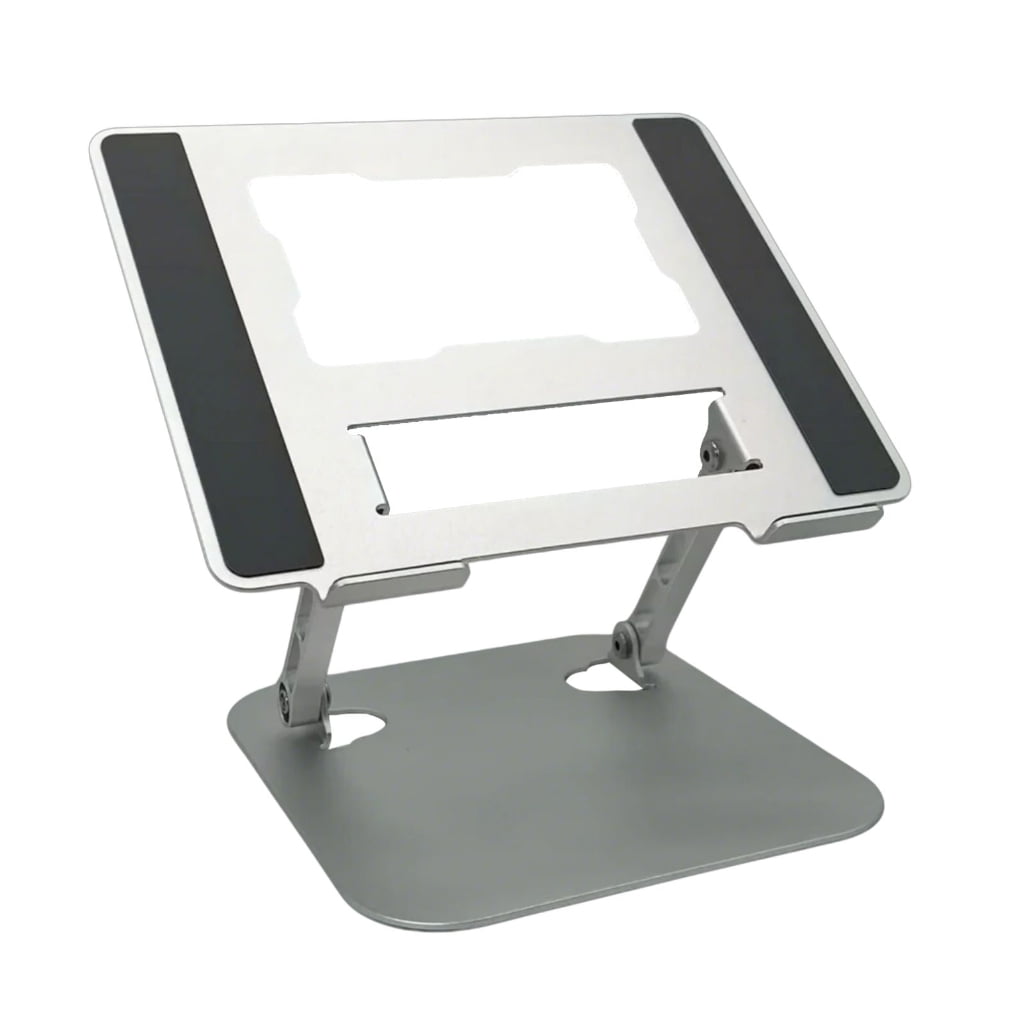 Adjustable Laptop Stand for Desk Metal Foldable Laptop Risers Portable Laptop Holder Mount Cooling Computer Notebook