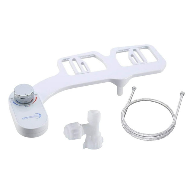 Abbracc Universel Bidet Fixation Pression Réglable de l'Eau avec Buse Rétractable pour 3-8inch