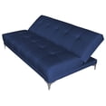 thumbnail image 3 of Sofa Cama Reclinable El Bazar Store Karla Azul Marino Lino Futon 3 posiciones Abotonado Sala, 3 of 5