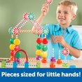 thumbnail image 5 of Learning Resources Candy Construction Building Set - 92 piezas, edades 4+, juguetes de aprendizaje para niños pequeños, juguetes de construcción de motricidad fina, juguetes preescolares, juguetes STE, 5 of 5