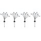 thumbnail image 1 of Decoraciones de Halloween Luces de Globo Ocular para Exteriores, 4 Piezas 8 LED Luces Solares para Caminos Que Se Balancean por el Viento para JardíN PúRpura, 1 of 5