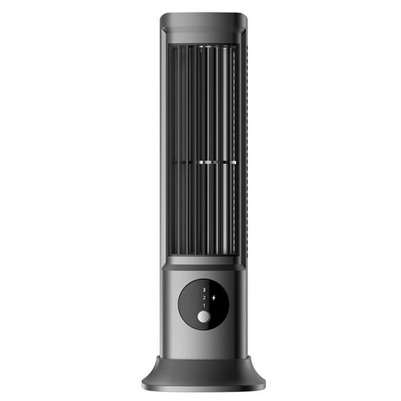 Tower Fan, Quiet Cooling Fan with 3 Speeds, LED Display, Vertical and Horizontal Use Bladeless Standing Fan Floor Fan for Bedroom Home Office Indoor
