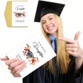 thumbnail image 2 of Binwennn Interesting Congratulation Graduation Greeting Card Foldable Graduation Greeting Card For Graduation Party Message Blessing Card Pet Sympathy Greeting Kits for Adults Christmas Note Cards, 2 of 7