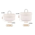 thumbnail image 3 of Toystoory Home Office Microondas Aislamiento Térmico Fiambrera Senderismo Trabajo Caja de almacenamiento de alimentos Contenedor lavable Blanco Type2 NO2, 3 of 6