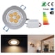 thumbnail image 1 of Bearachild 5*1W LED Luz de techo Foco empotrable Downlight Blanco frío 100-245V Iluminación y accesorios cálido Bearachild HA024280-02, 1 of 1