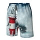 thumbnail image 4 of Fotbe Circular Lighthouse Trajes de Baño Estampados para Hombre, Shorts de Verano de Secado Rápido, Ropa de Playa, Bañadores-Large, 4 of 6