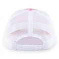 thumbnail image 2 of Blank and Custom Outdoor Cap OC770L Low Pro Ladies Trucker, Plastic Snap Closure-Heathered Pink/White, 2 of 3