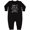 AB-Black, variant on Future Archer Childs Archery Arrow Baby Fleece Romper