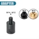 thumbnail image 3 of Amoladora Angular Adaptador M14 una M10 Adaptador Convertidor de Rosca Conector de Interfaz Tornillo Biela Tuercas Ranurado, 3 of 6