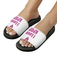 thumbnail image 5 of GZHJMY Stylish Slides for Women Men, I Love Kpop Soft Flexible Slip-on Sandals Slippers, 5 of 7