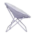 thumbnail image 4 of Mainstays Saucer Chair for Kids and Teens, Iris Plush, 4 of 9