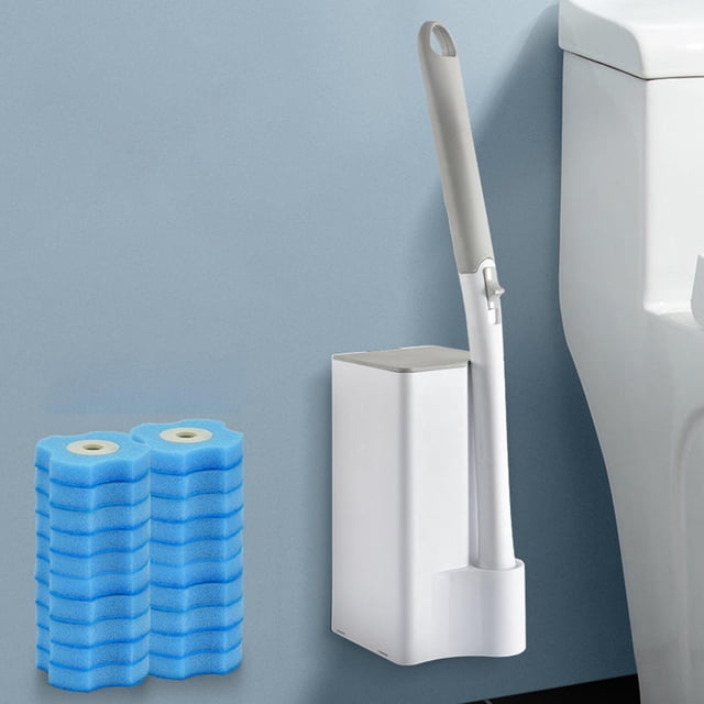 Cepillo desechable para inodoro, cepillo para inodoro, depurador montado en la pared para baño 20 océanos Macarena Cepillo de baño desechable