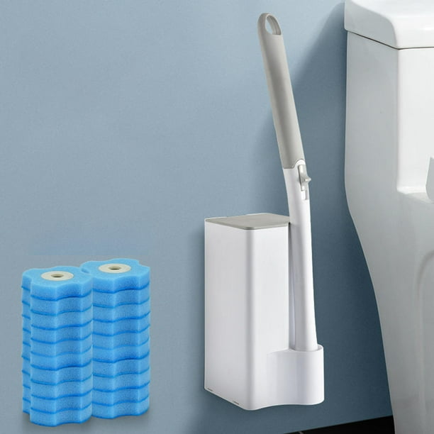 Cepillo desechable para inodoro, cepillo para inodoro, depurador montado en la pared para baño 20 océanos Macarena Cepillo de baño desechable