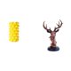 thumbnail image 1 of Jarrón de flores de con forma de cabeza de ciervo geométrica, figura de resina, decoración de mesa, ideal para oficinas, salas de estar, dor, 1 of 8