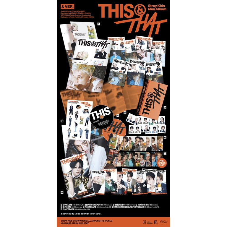 STRAY KIDS - [THIS & THAT] 10th Mini Album [& Ver.] HYUNJIN