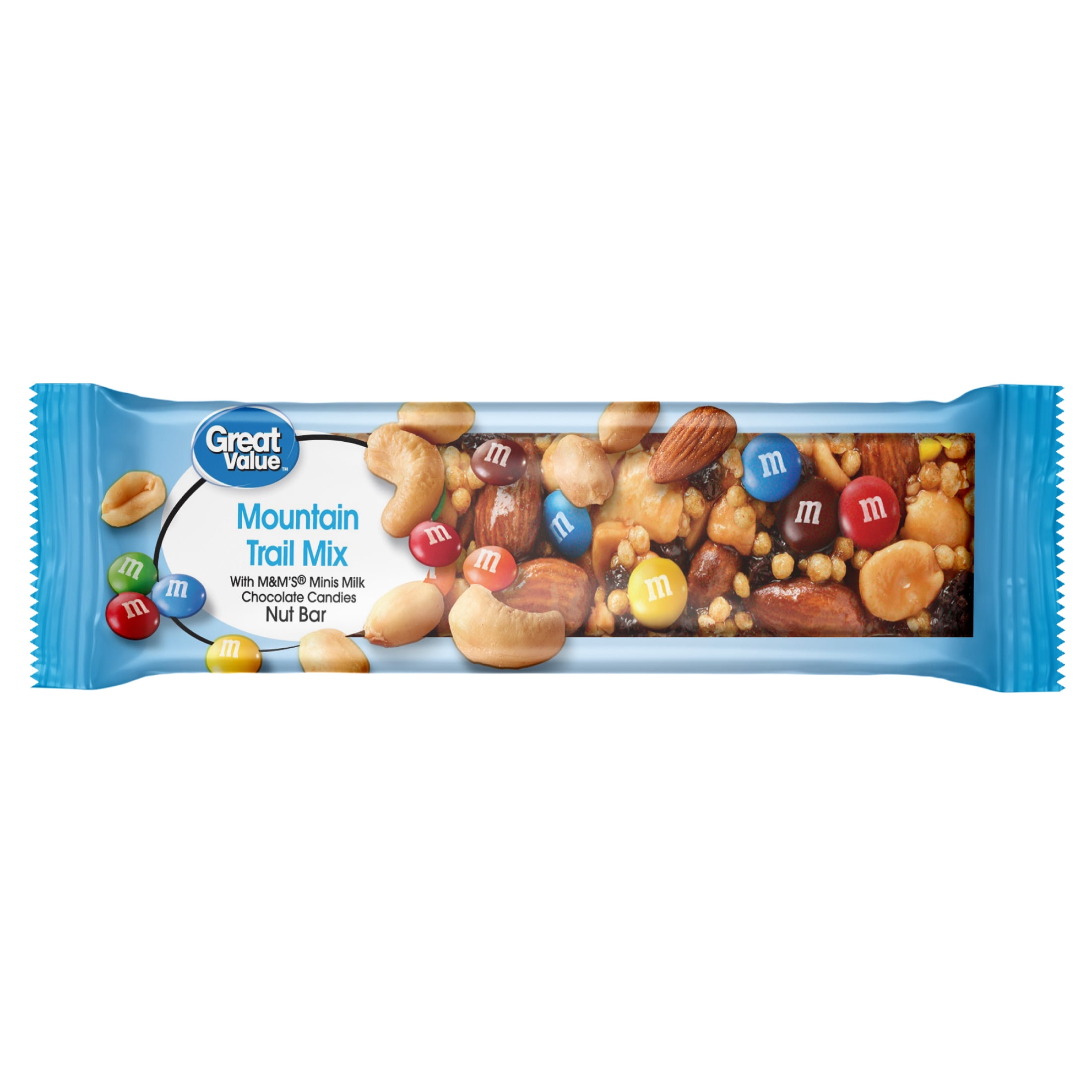 Great Value Mountain Trail Mix Nut Bar, 1.4 oz, 5 Count