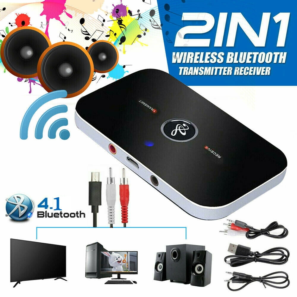 2 in 1 Bluetooth Transmitter Receiver HIFI Stereo Audio Music Adapter Converter 
