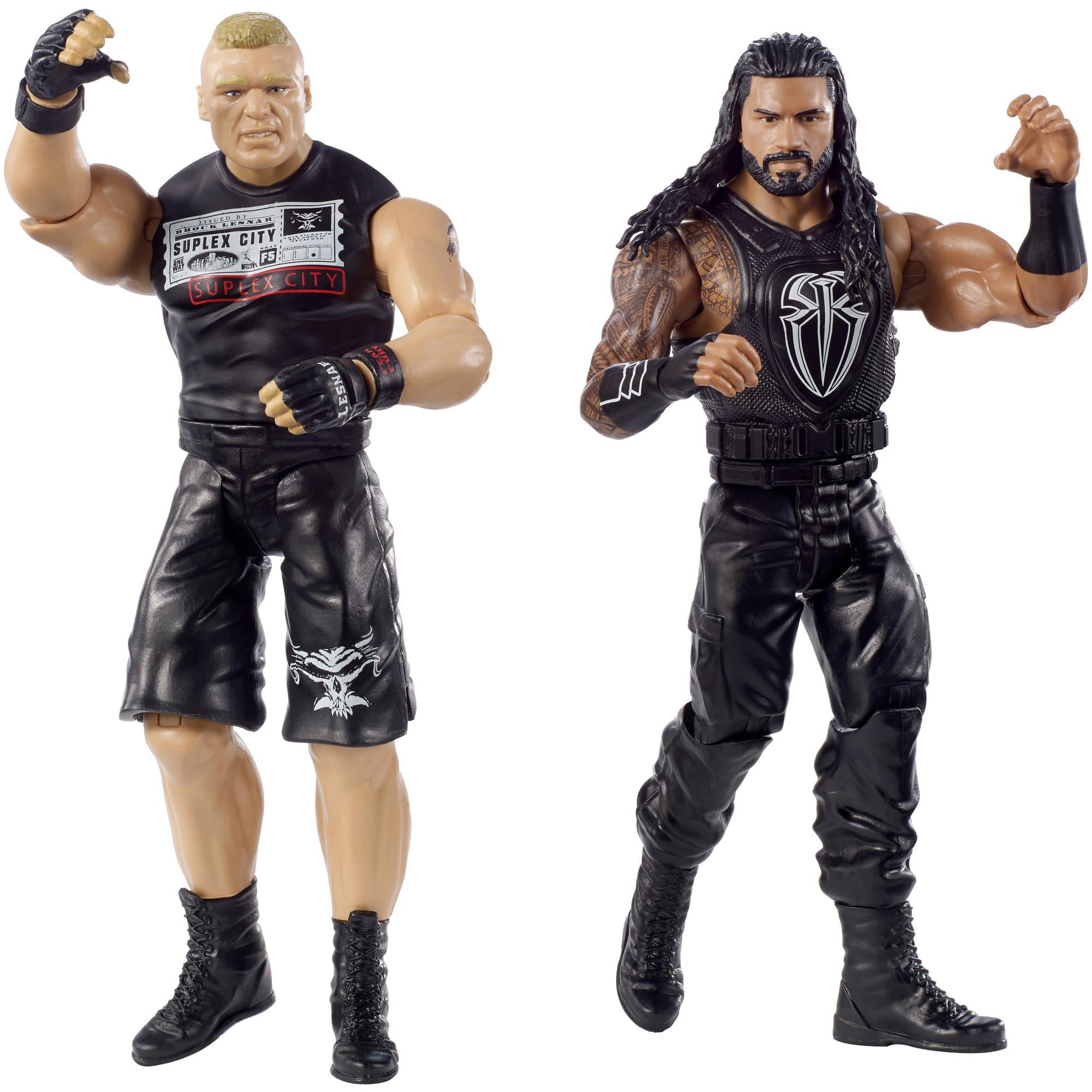 WWE Brock Lesnar Vs Roman Reigns Superstar Figurines 3 Inches 