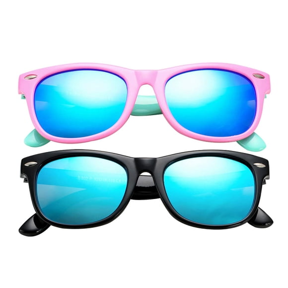 Gafas de Sol para Niños COASION Polarizadas de Goma TPEE Edad 3-9