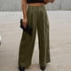 thumbnail image 3 of ICHUANYI Liquidación Pantalones Cargo de Pierna Ancha y Talle Alto para Mujer Pantalones Militares de Combate Informales holgados con 4 Bolsillos ICHUANYI WER2023082204411, 3 of 8