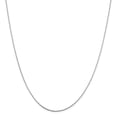 thumbnail image 1 of White Sterling Silver necklace Box chain Pendant 20 in 1 mm, 1 of 5