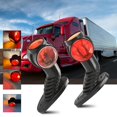 thumbnail image 1 of 2pcs-retro style waist light van side light side light tri-color [24V] cargo truck conversion, 1 of 3
