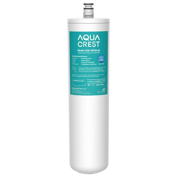 AQUACREST DW85 Under Sink Water Filter, Replacement for 3M® AP-DW85, 5584408, AP-DWS700, Cuno® CFS8112, CFS8812X-S, CFS8720, KOHLER®