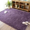 thumbnail image 2 of Lochas Soft Indoor Modern Area Rugs Fluffy Carpets for Living Room Children Bedroom Home Decor Nursery Rug, 4' x 5.3',Gray Purple, 2 of 6