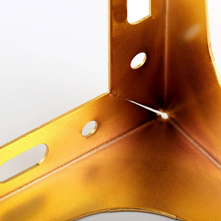 Gold Metal Furniture Legs, Heavy Duty Triangle Metal Furniture Feet, DIY  Replacement for TV Stand, Sofa, Dresser, Cabinet, Vanity, 1 Pcs, 3.94x3.62"  - Walmart.com