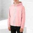 thumbnail image 4 of Kctiaxy Children's Sun Protection Jacket Boys Girls Zipper Sun Protection Long Sleeve Shirts Casual Color Blocked Outdoor Breathable Sun Shirt Hoodies, 4 of 9