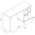 thumbnail image 4 of Manhattan Comfort Minetta Writing Desk in White, 4 of 4
