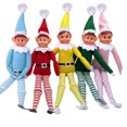 thumbnail image 2 of Nuevos elfos navideños multicolores para niñas y niños, muñecos elfos, adornos navideños, regalos, decoración para árbol de Navidad, regalo de Navidad, 2 of 5