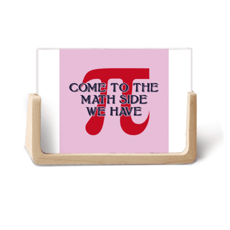 Calculation Perimeter Mathematical Pi Photo Wooden Photo Frame Tabletop Display