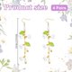thumbnail image 3 of 4Pair 304 Stainless Steel Dangle Stud Earrings for Women Acrylic Flower Pendants Golden 95mm 4pair, 3 of 5