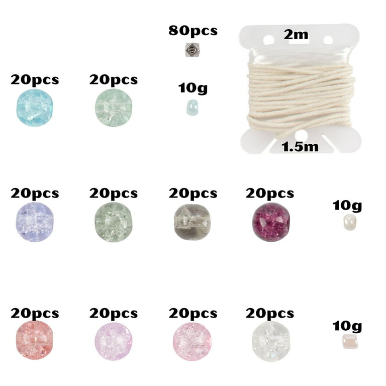  leitait Assorted Beads Bracelet Making Kit, 3000Pcs