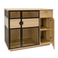 thumbnail image 2 of Lucky Kennels Clover Console 1-Door 48" Wood Composite Indoor Furniture Style Crate for Dogs with Hardware, 2 of 15