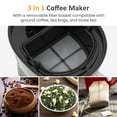 thumbnail image 4 of Sunvivi Single Serve Coffee and Iced Tea Maker with Reusable Filter, Cold Brew Ice Coffee Maker, 4 of 8
