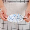 thumbnail image 4 of Heat-Resistant Ceramic Serving Bowl with Handles - Dishwasher Safe, Stylish Blue and White Windmill Design for Snacks, Salads, Fruits, Condiments - Versatile Tableware for Daily Meals & Special, 4 of 6