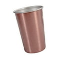 thumbnail image 3 of Stainless Steel Cup Metal Drinking Glasses Stackable Drinking Cup Reusable Water Large Gold, 3 of 7