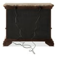 thumbnail image 5 of Furniture of America Fleura Traditional Adult 3-Drawer Nightstand, Dark Cherry and Oak, 5 of 20