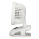 thumbnail image 4 of BuyWeek Ventilador con Clip, Ventiladores personales USB, Ventilador con Clip de Escritorio portátil con 4 Niveles de Velocidad del Viento para Oficina, hogar, Resistente(Blanco), 4 of 5