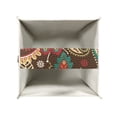 thumbnail image 5 of Psesaysky Tissue Box Cover Waterproof, Brown Boho Paisley Floral Square PU Leather Tissue Box Holder, Modern Facial Paper Organizer Dispenser for Bathroom, Car, 5.1''X5.1''X5.5'', 5 of 7
